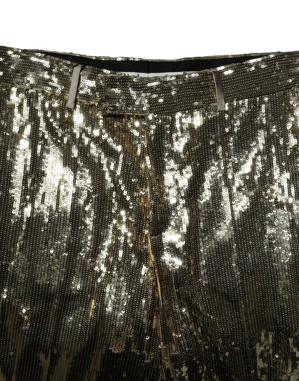 Dolce & Gabbana Gold Sequin Polyester Embellished Bermuda Shorts - IT44 | XS - Bermudas