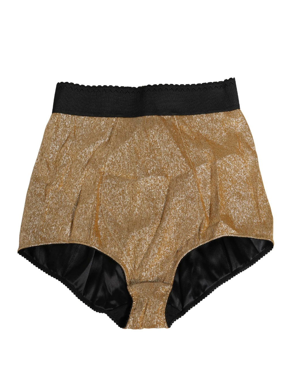 Dolce & Gabbana Gold Silk Blend High Waist Girdle Panty Underwear - IT3 | M