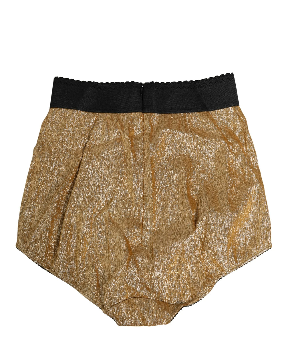 Dolce & Gabbana Gold Silk Blend High Waist Girdle Panty Underwear - IT3 | M