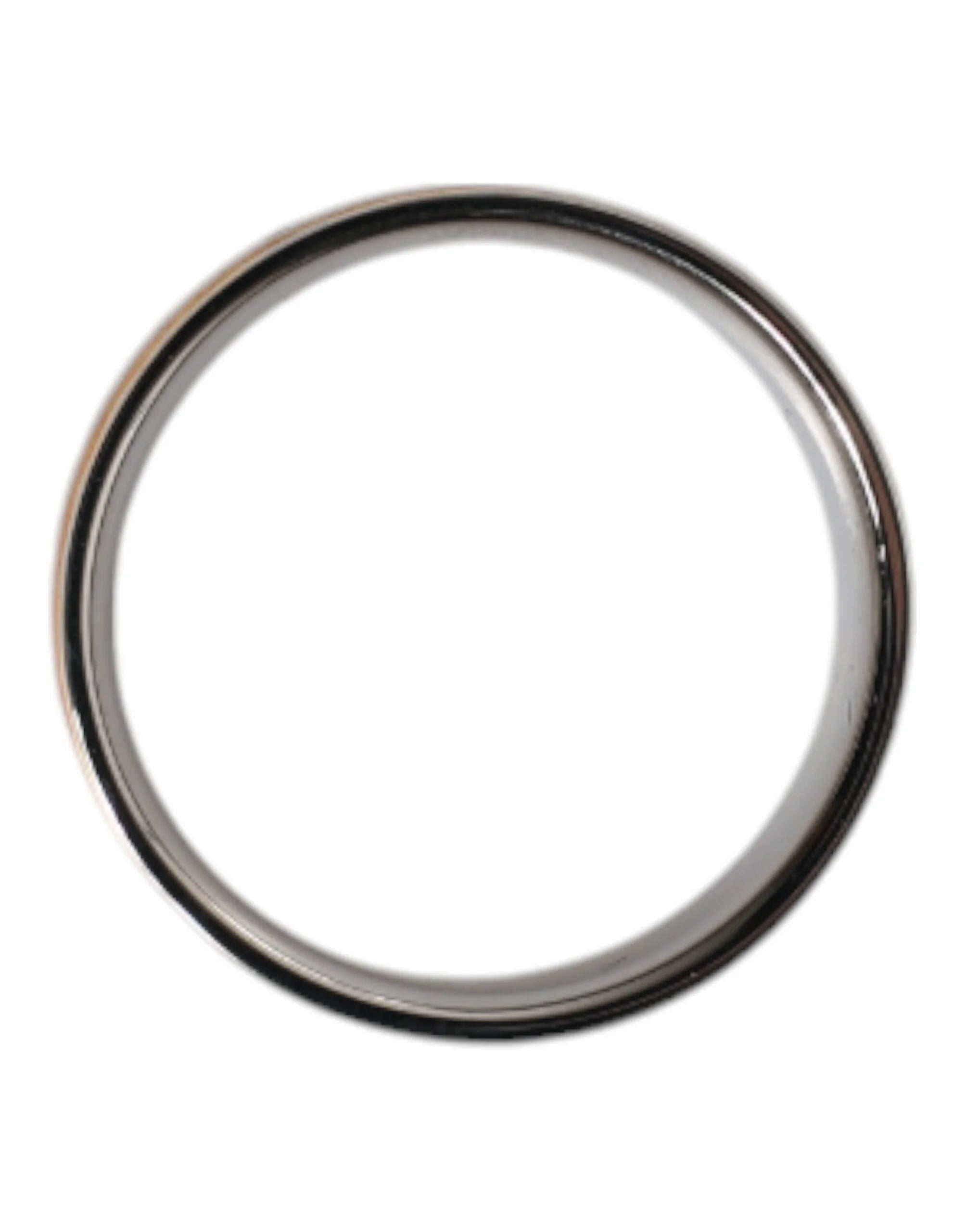 Dolce & Gabbana Gold Silver Tone Real Brass DG Logo Ring - EU56 | US8