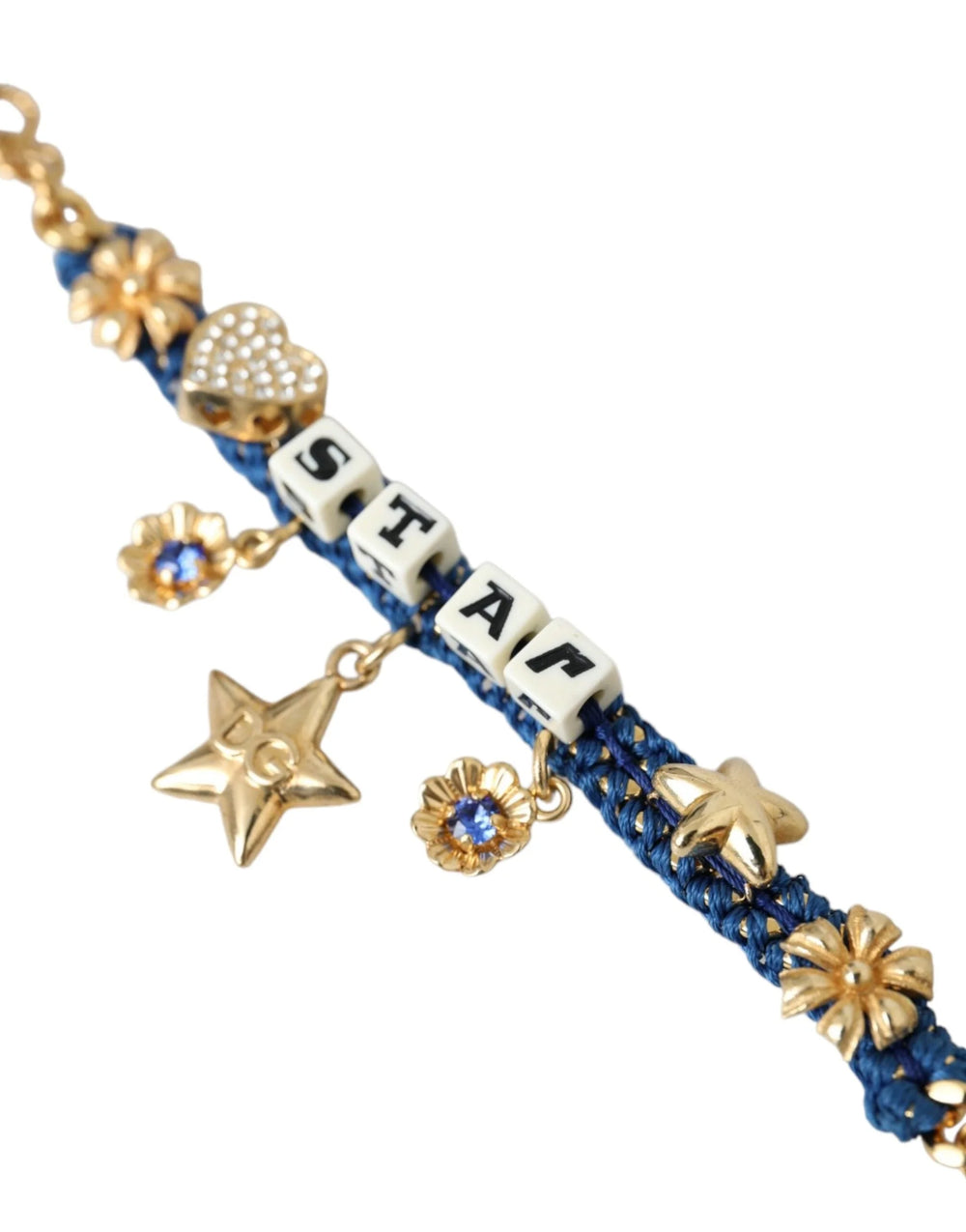 Dolce & Gabbana Gold Tone Brass Chain Star Fashion Bracelet - Bracelets
