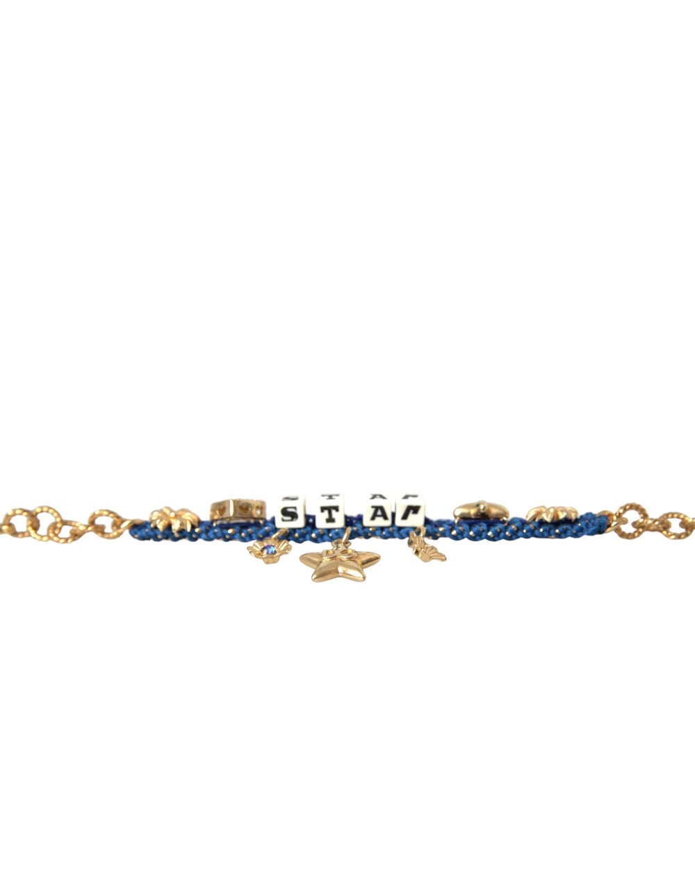 Dolce & Gabbana Gold Tone Brass Chain Star Fashion Bracelet - Bracelets