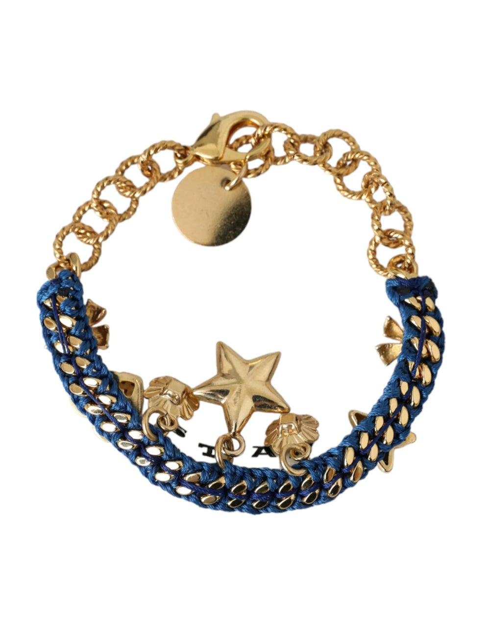 Dolce & Gabbana Gold Tone Brass Chain Star Fashion Bracelet - Bracelets