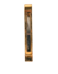 Dolce & Gabbana Gold Tone Brass Logo Branded Tie Clip Bar - Tie Clips