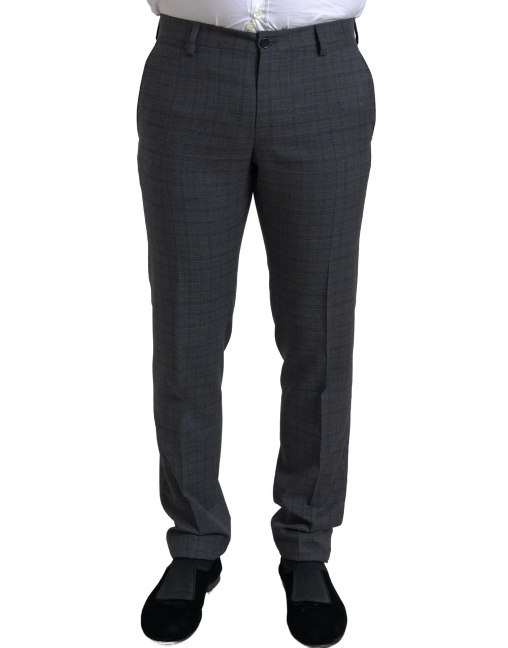 Dolce & Gabbana Gray 2 Piece Single Breasted MARTINI Suit - Pant Suits
