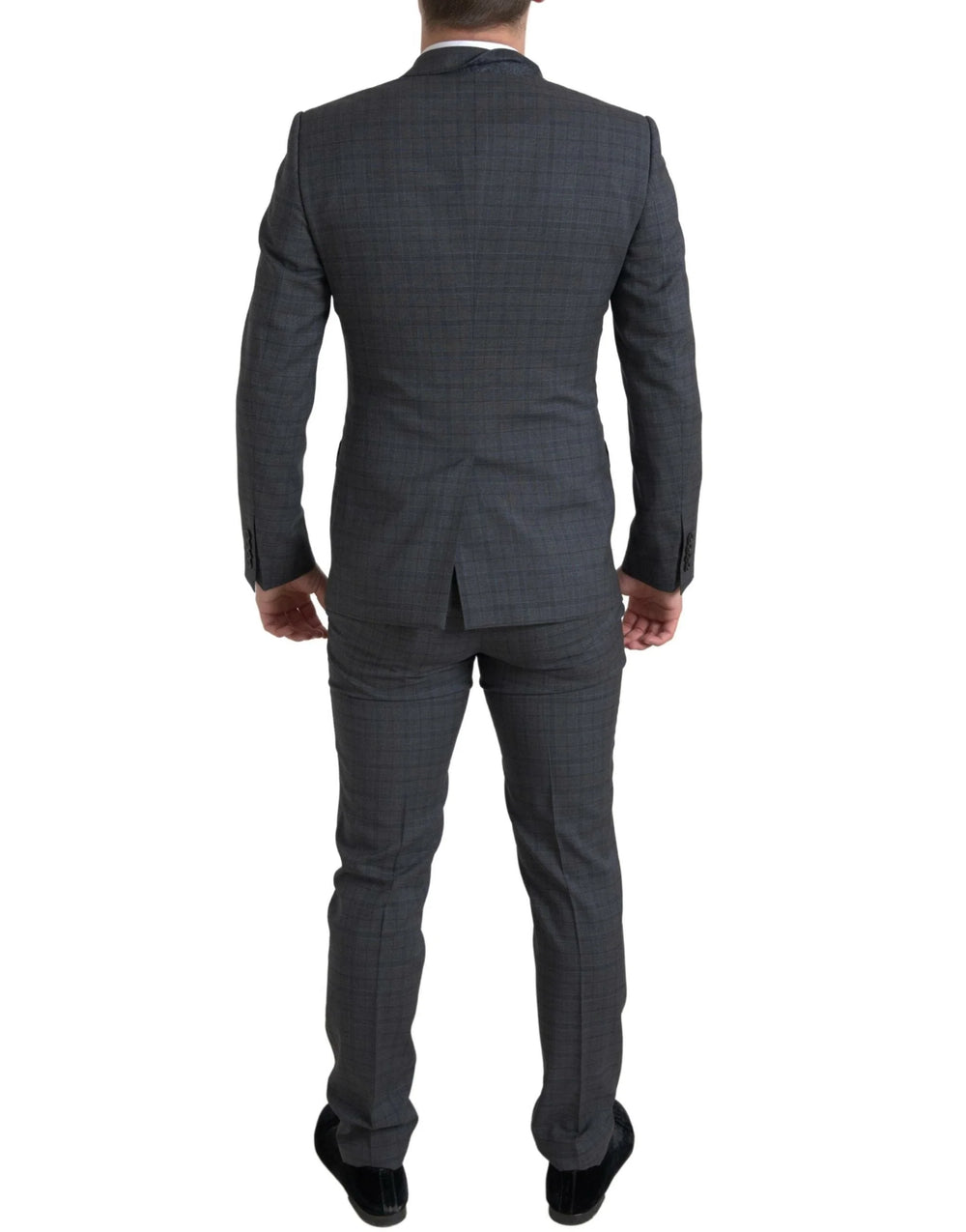 Dolce & Gabbana Gray 2 Piece Single Breasted MARTINI Suit - Pant Suits