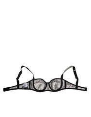 Dolce & Gabbana Gray Acetate Stretch Balconcino Bra Underwear - IT2 | S - Bras
