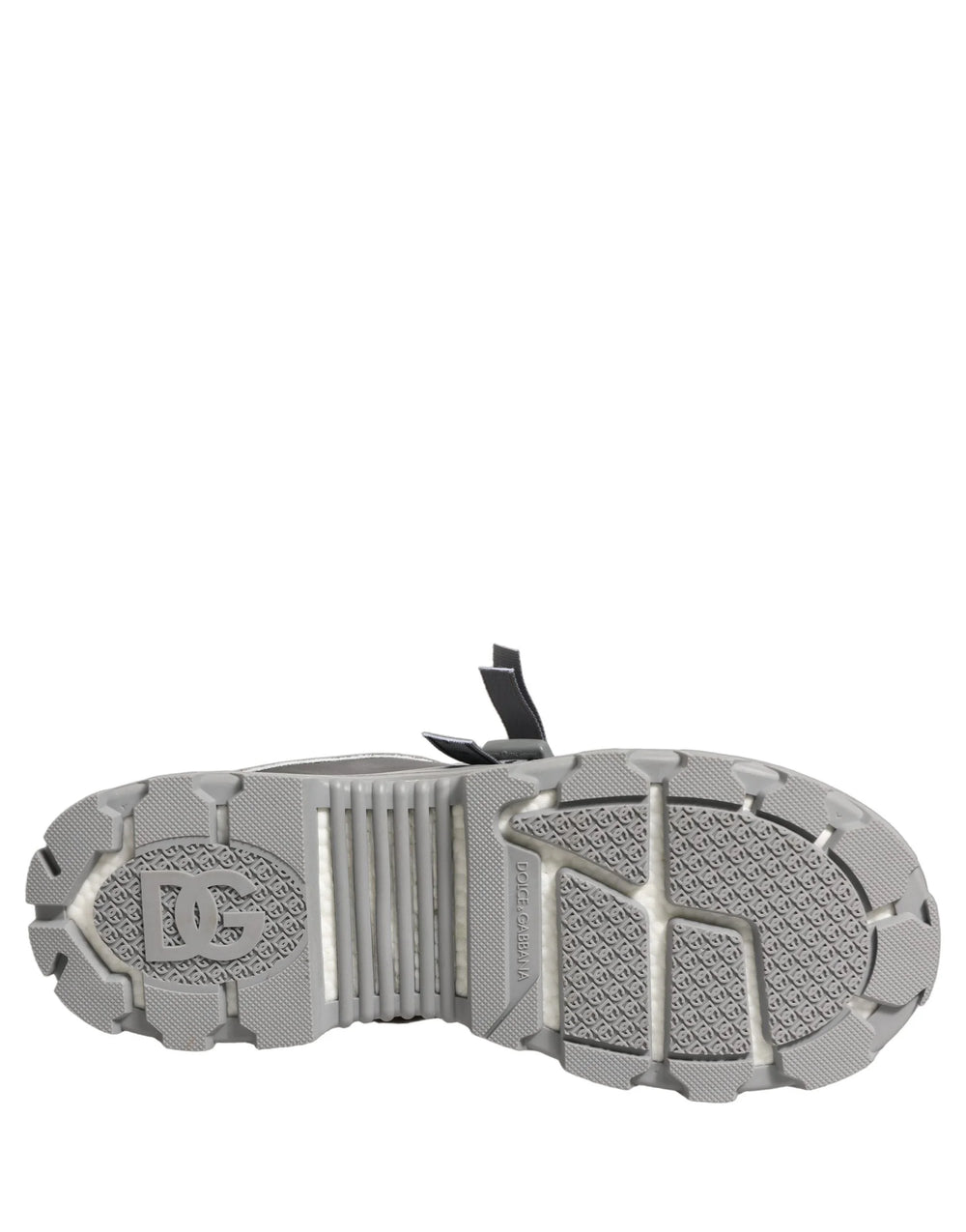 Zapatillas deportivas para hombre Dolce & Gabbana, cuero Airmaster panelado, gris - EU44/US11