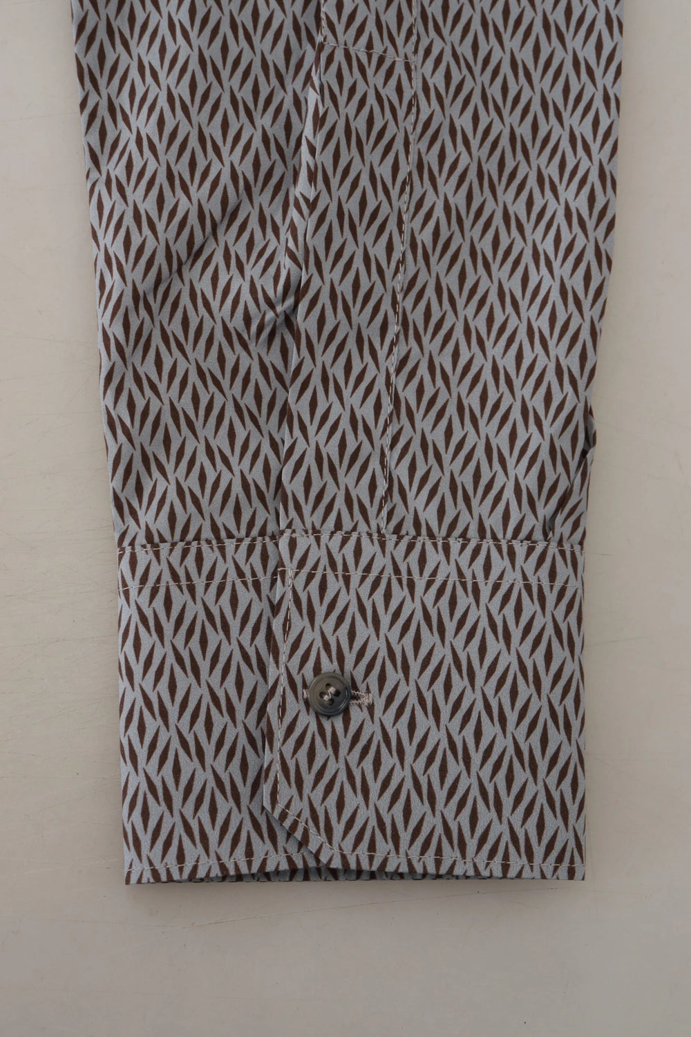 Dolce & Gabbana Gray Brown GOLD Slim Fit Dress Formal Shirt - Shirts