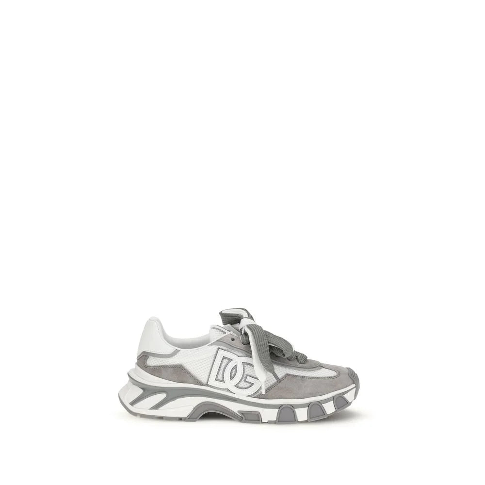 Dolce & Gabbana szürke borjúbőr Bos Taurus sportcipő