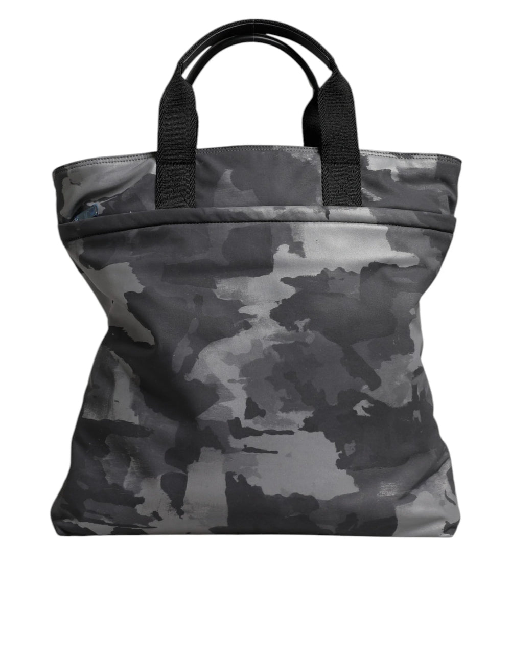 Dolce & Gabbana Gray Camo Cotton Multiple Compartments Tote Bag - Tote Bags