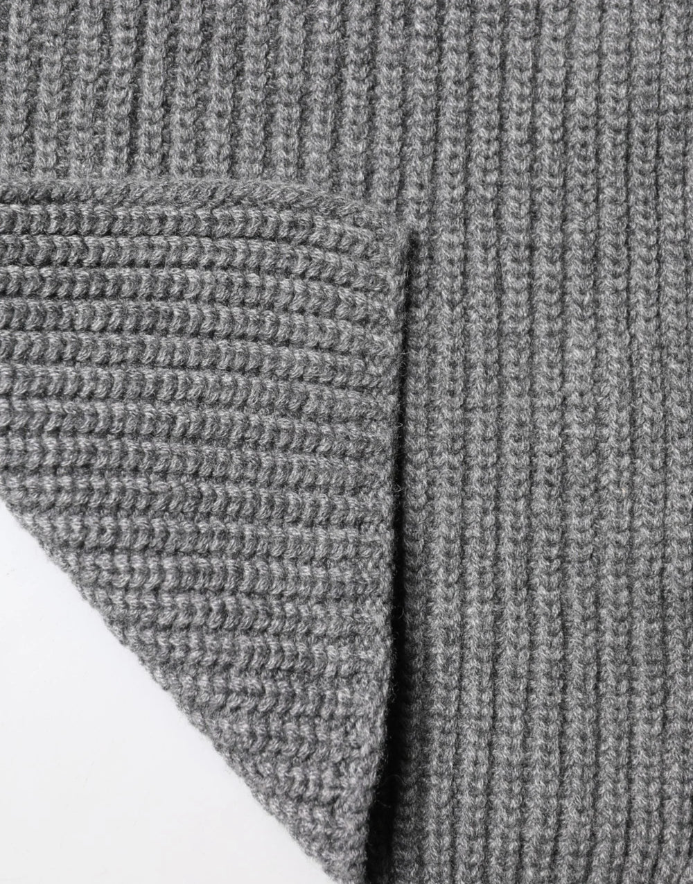 Dolce & Gabbana Gray Cashmere Knit Neck Wrap Shawl Scarf