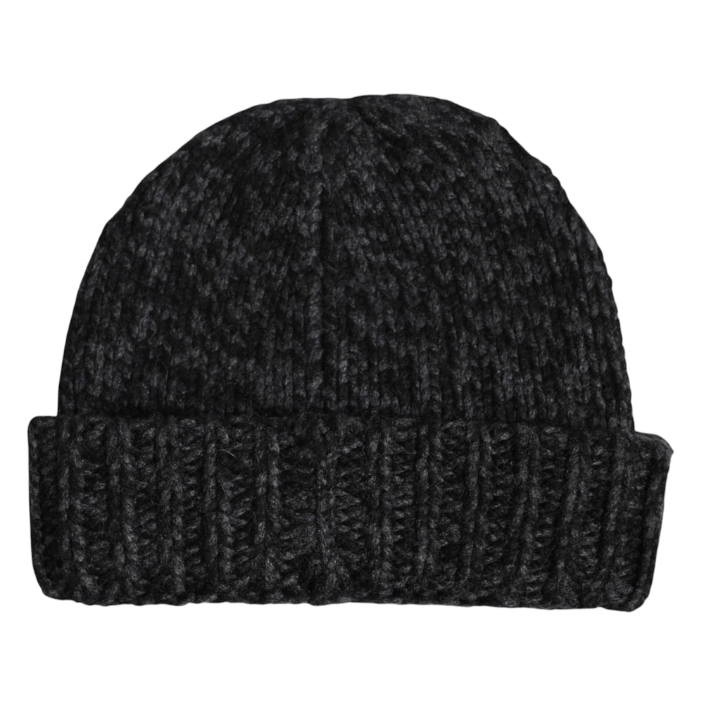 Dolce & Gabbana Gray Cashmere Knitted Winter Beanie Hat - Beanies