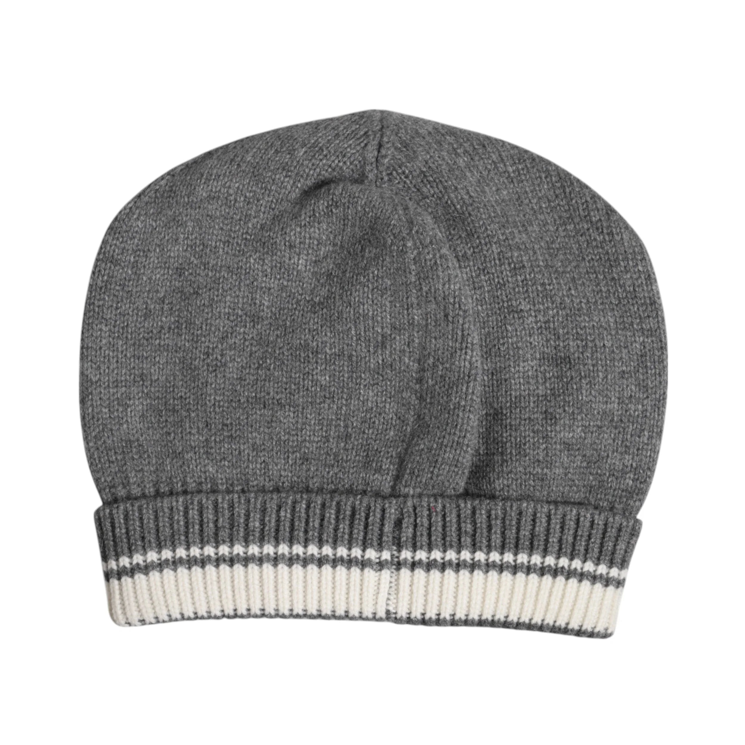 Dolce & Gabbana Gray Cashmere Knitted Winter Beanie Hat - Beanies