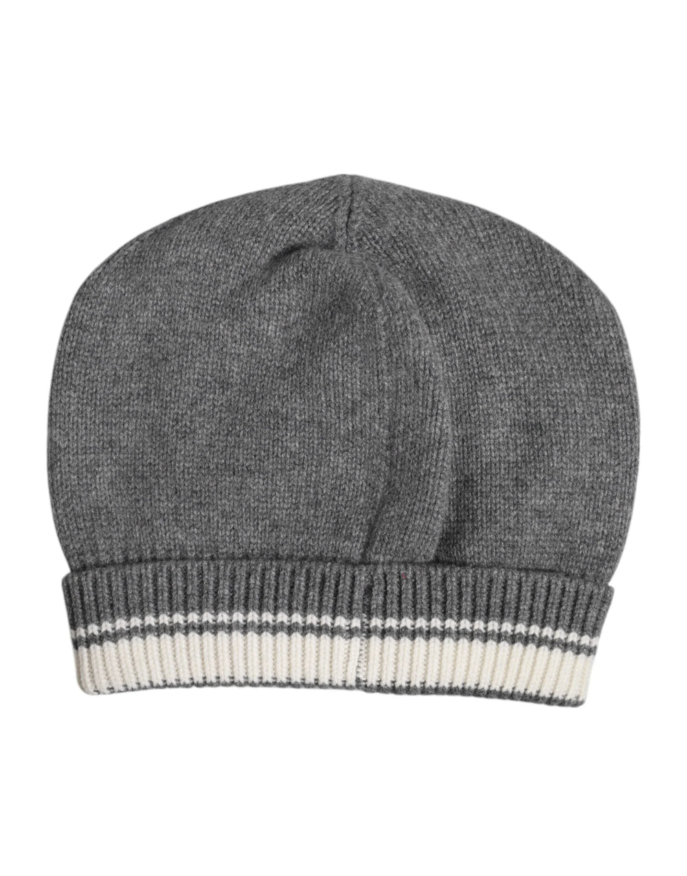 Dolce & Gabbana Gray Cashmere Knitted Winter Beanie Hat - Beanies