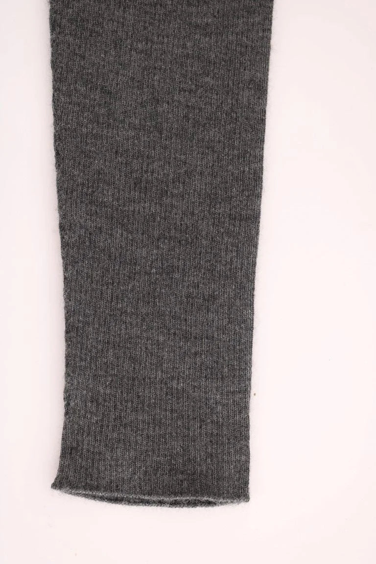 Dolce & Gabbana Gray Cashmere Stretch Tights - Hosiery