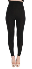 Dolce & Gabbana Gray Cashmere Stretch Tights - IT40|S - Hosiery