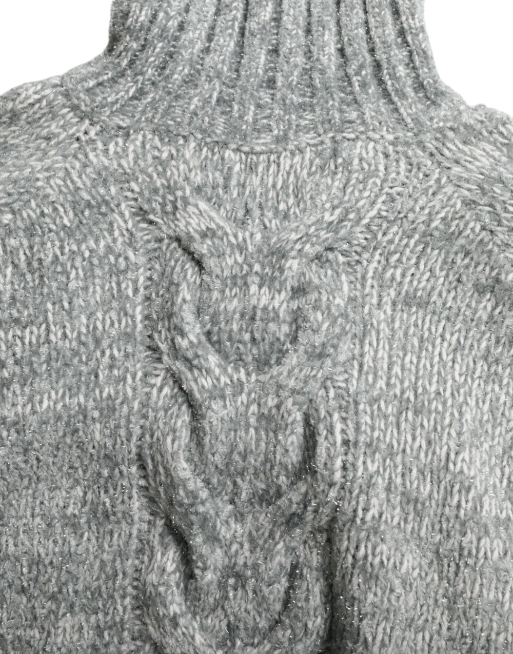 Dolce & Gabbana Gray Cashmere Turtle Neck Pullover Sweater - IT40|S - Sweaters