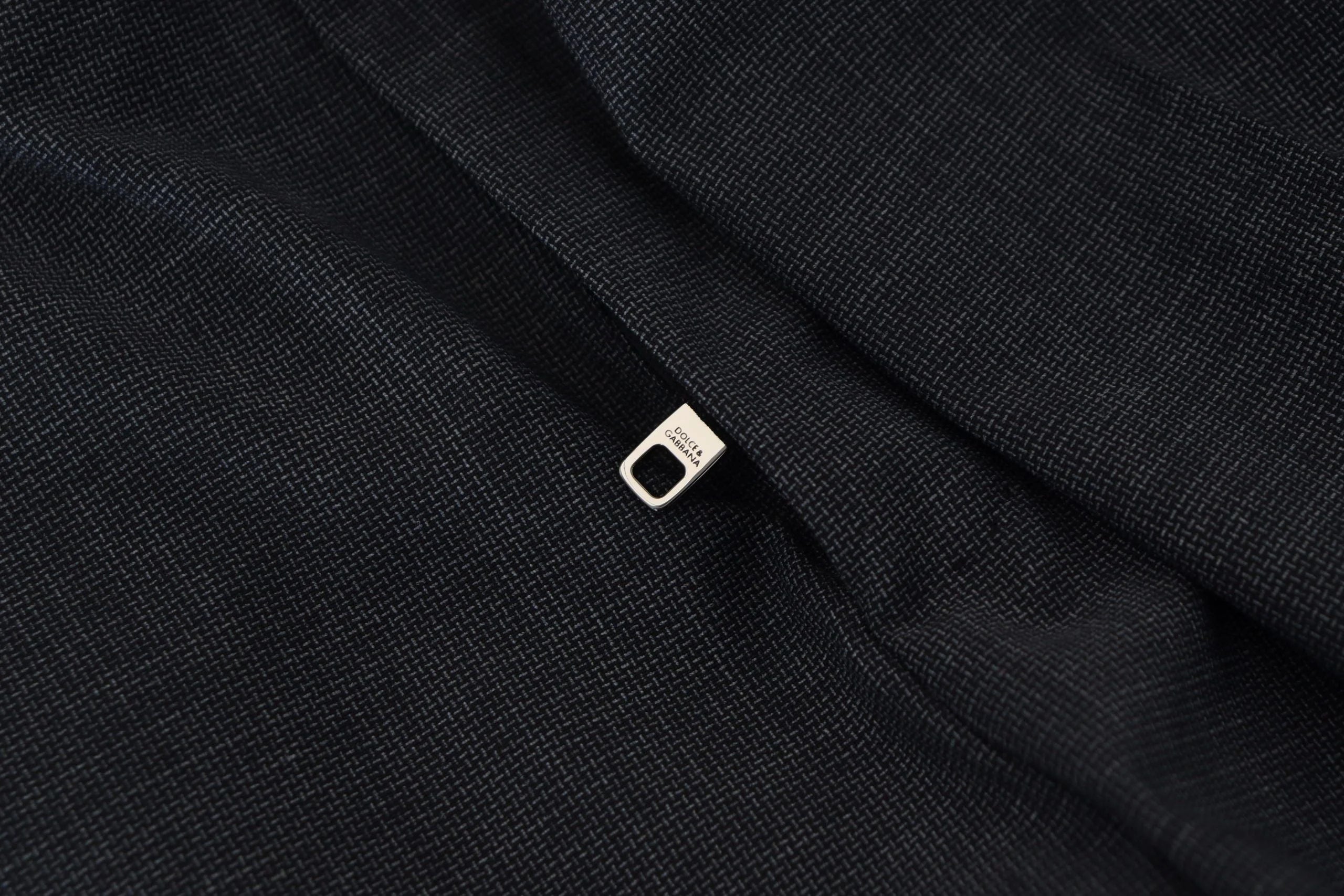 Dolce & Gabbana Gray Checked Cargo Trousers Stretch Pants - Cargo Pants