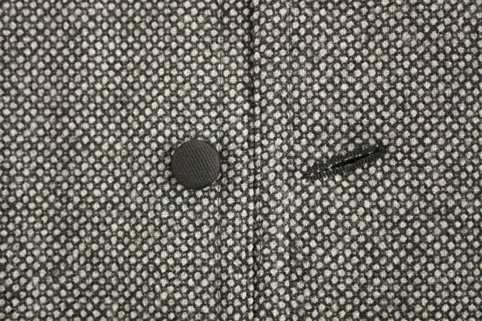 Dolce & Gabbana Gray Cotton Blend Logo Vest Gilet Weste - IT48 | M - Vests