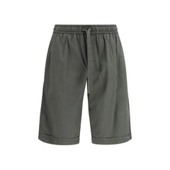 Dolce & Gabbana Graue Baumwoll-Cargo-Shorts