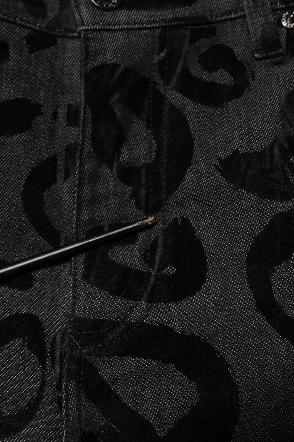 Dolce & Gabbana Gray Cotton DG Logo Straight Men Denim Jeans - IT46 | S - Jeans