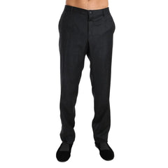 Dolce & Gabbana Gray Cotton Dress Pants - IT54 | XL