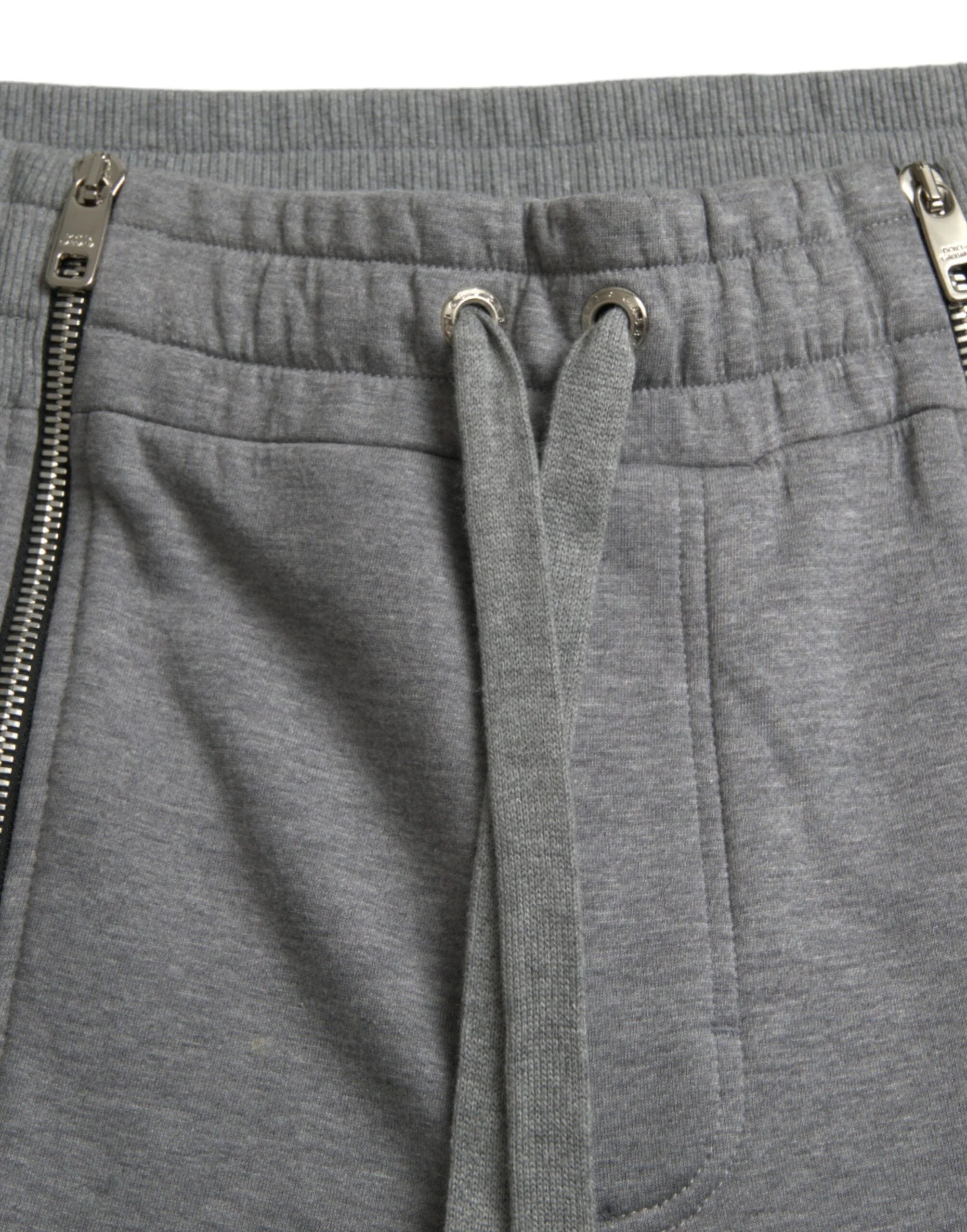 Dolce & Gabbana Gray Cotton Jogger Skinny Sweatpants Pants - IT48 | M - Joggers