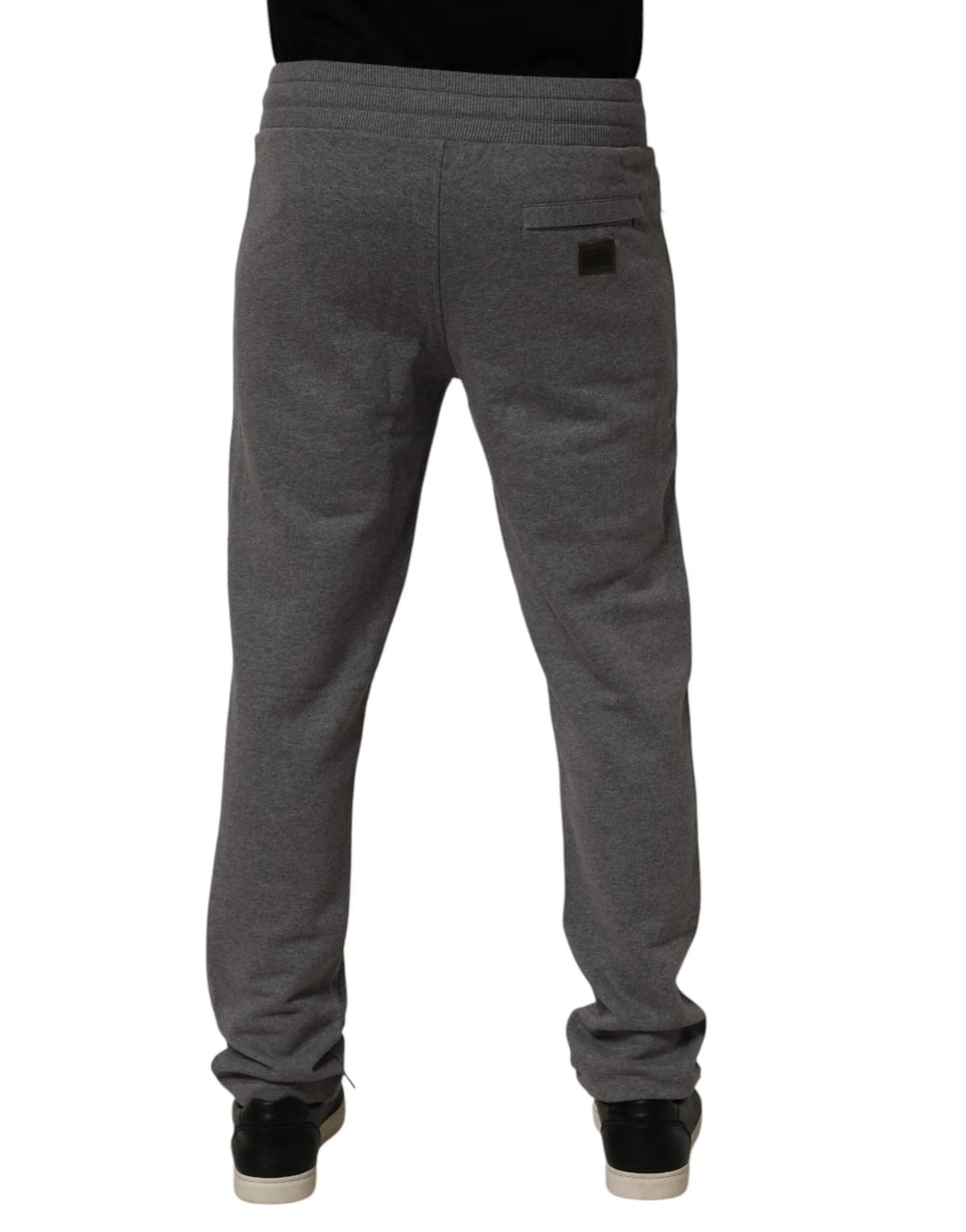 Dolce & Gabbana Gray Cotton Jogger Sweatpants Trouser Pants - IT44 | XS