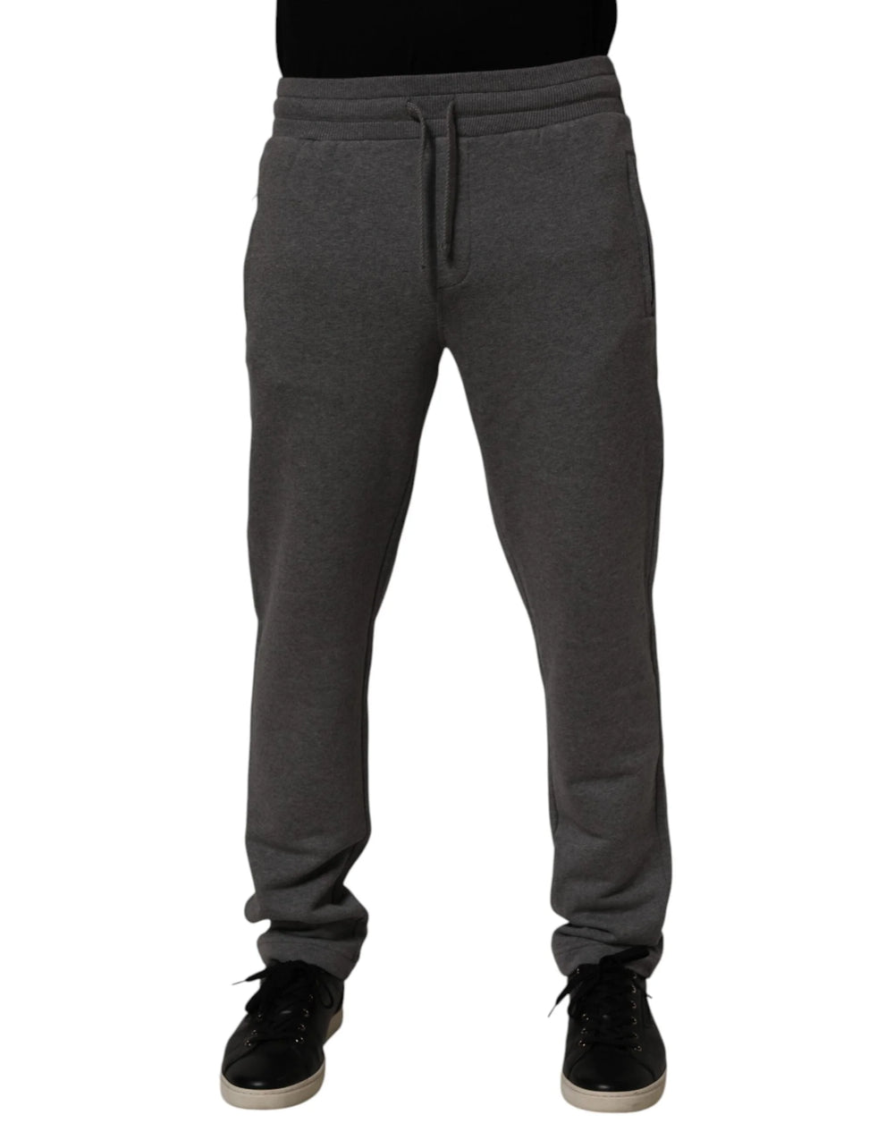Dolce & Gabbana Gray Cotton Jogger Sweatpants Trouser Pants - IT44 | XS