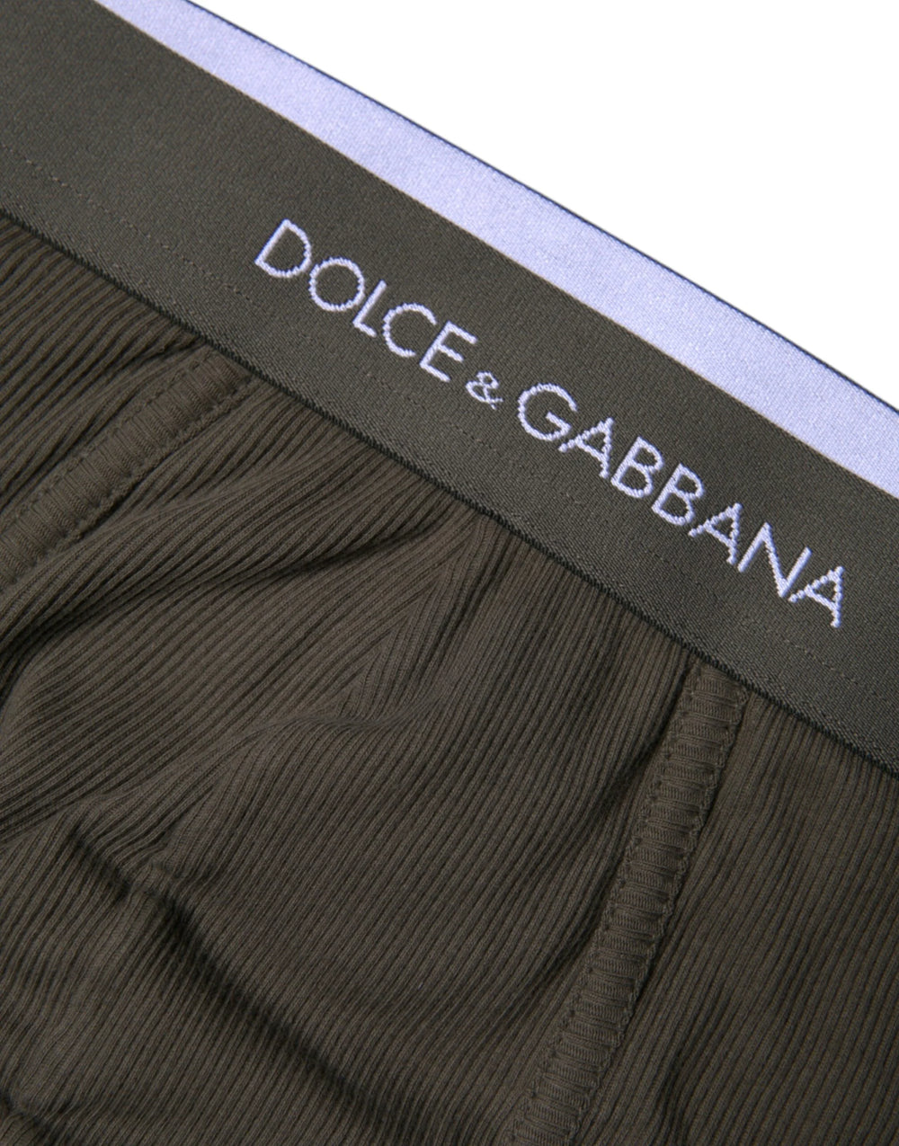 Dolce & Gabbana Gray Cotton Men Mid Slip Brief Underwear - IT6| L - Briefs