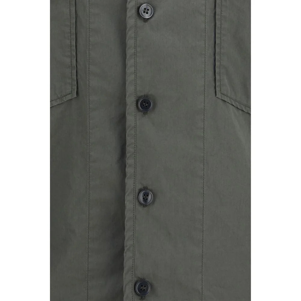 Dolce & Gabbana Gray Cotton Shortsleeve Shirt