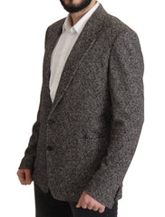 Dolce & Gabbana Gray Cotton Single Breasted Fantasy Blazer - IT44 | XS - Sport Jackets