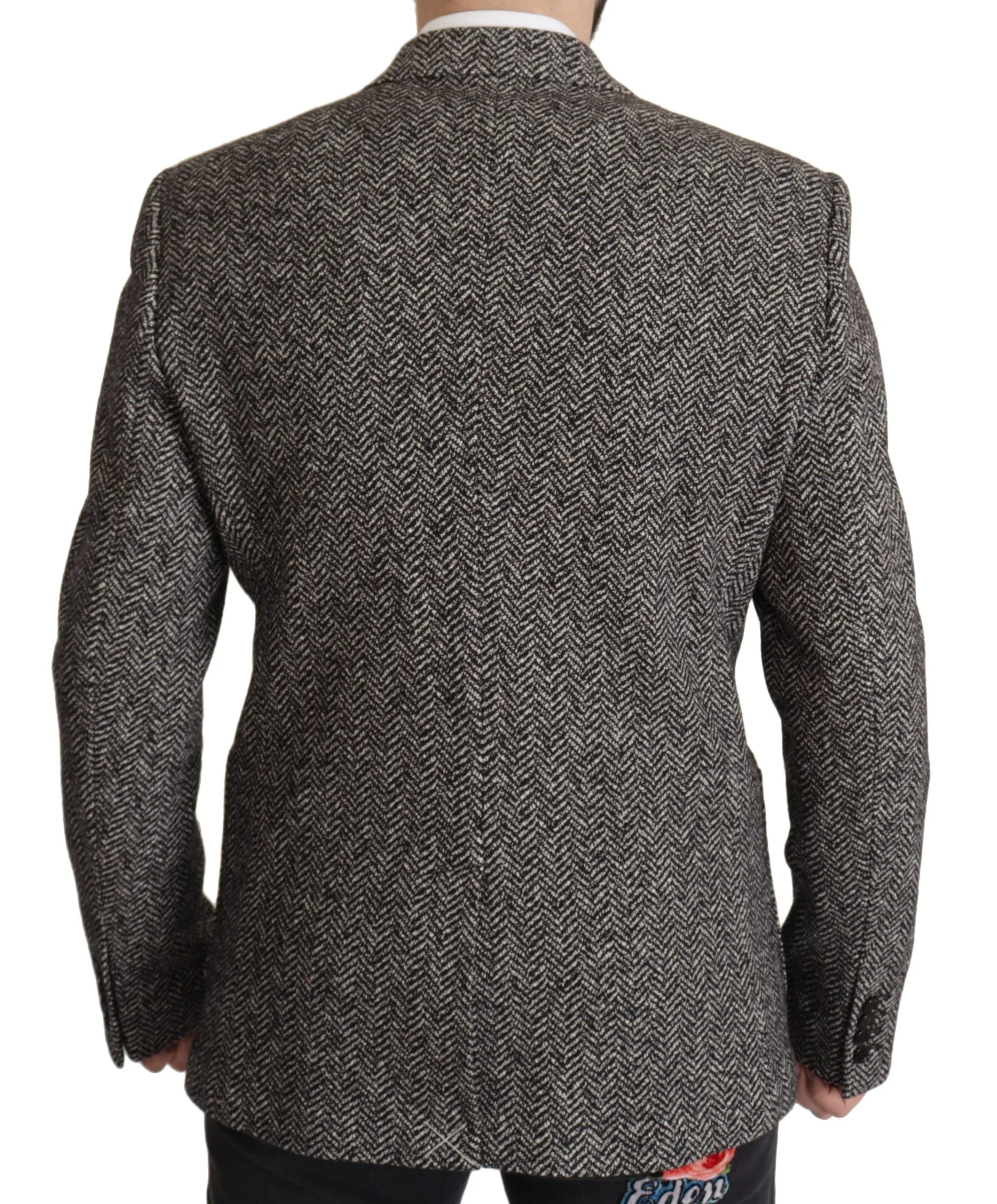 Dolce & Gabbana Gray Cotton Single Breasted Fantasy Blazer - IT44 | XS - Sport Jackets