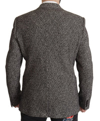 Dolce & Gabbana Gray Cotton Single Breasted Fantasy Blazer - IT44 | XS - Sport Jackets