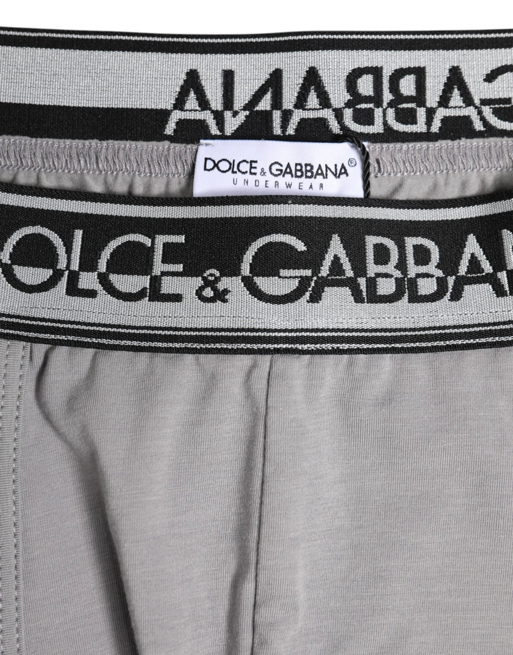 Dolce & Gabbana Gray Cotton Stretch Regular Boxer Underwear - IT4 | S - Boxer Briefs