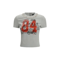 Dolce & Gabbana Gray Cotton T-Shirt - IT44 | L