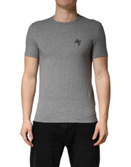 Dolce & Gabbana Gray DG Logo Crew Neck Men Underwear T-shirt - IT3 | XS