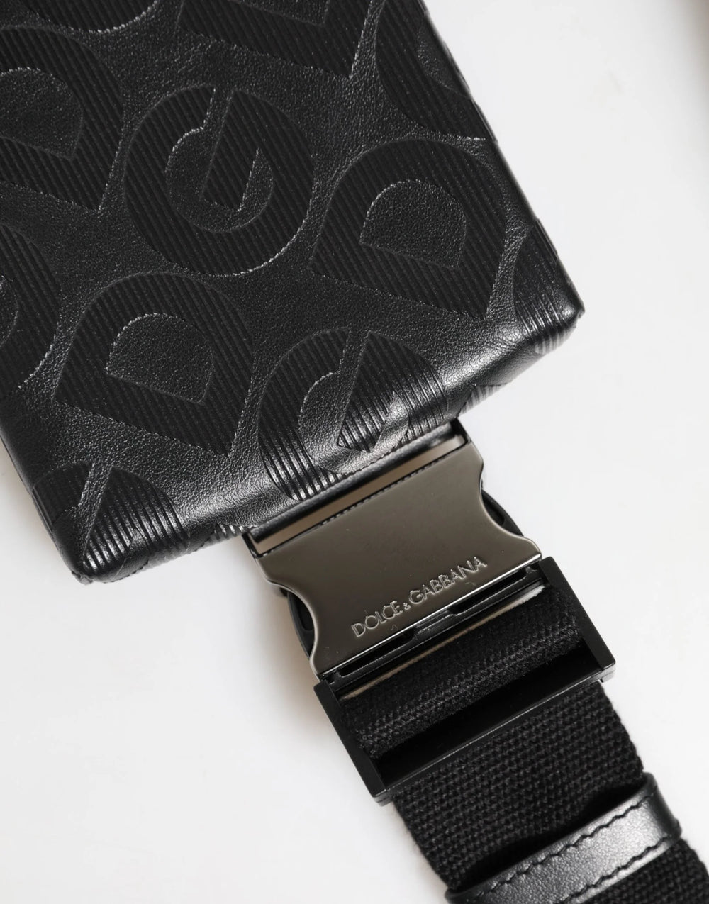 Dolce & Gabbana Gray DG Logo Mania Purse Phone Belt Waist Men Borse Bag - Fanny Packs