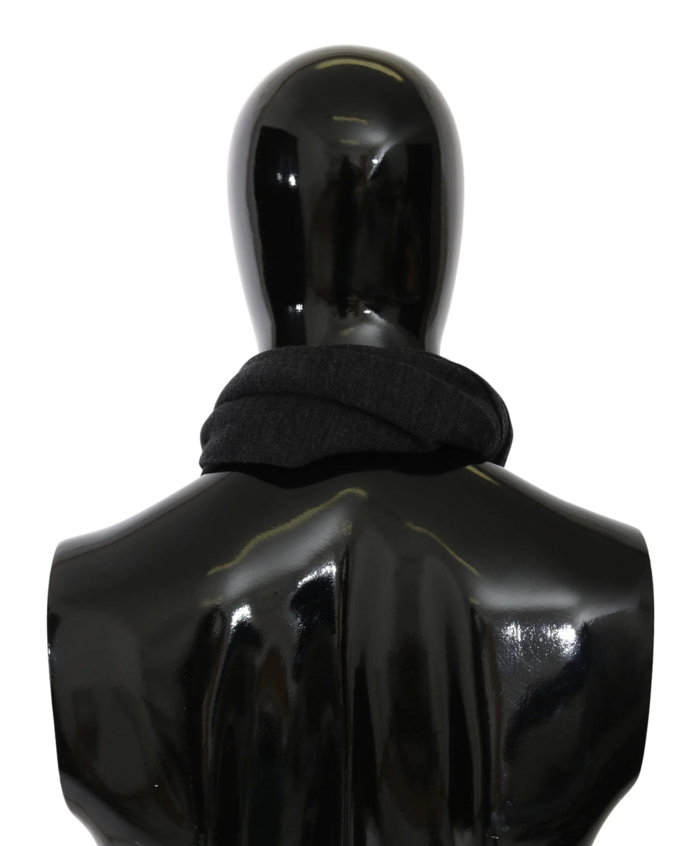 Dolce & Gabbana Gray #DGLovesLondon Wool Wrap Wool Scarf - Scarves & Shawls