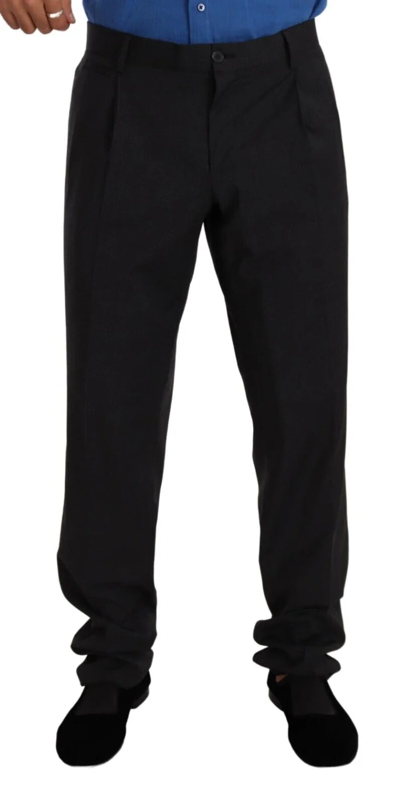 Dolce & Gabbana Gray Dress Trouser VENTANNI Dress Pants - IT54 | XL - Trousers