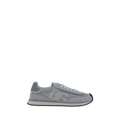 Sneakers basses en tissu gris Dolce & Gabbana