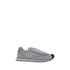 Sneakers basses en tissu gris Dolce & Gabbana