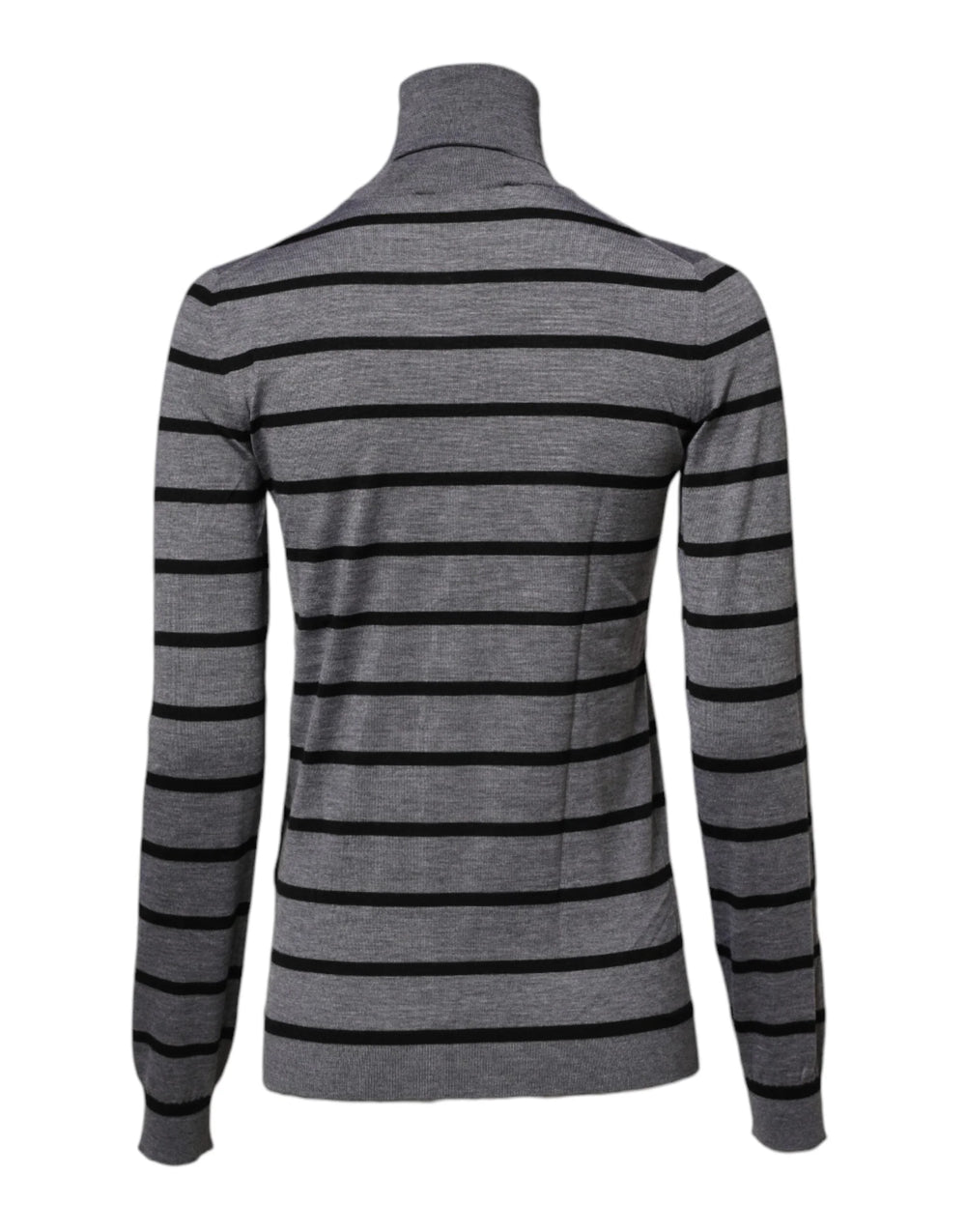 Dolce & Gabbana Gray Floral Embroidery Pullover Sweater - IT36|XXS - Sweaters