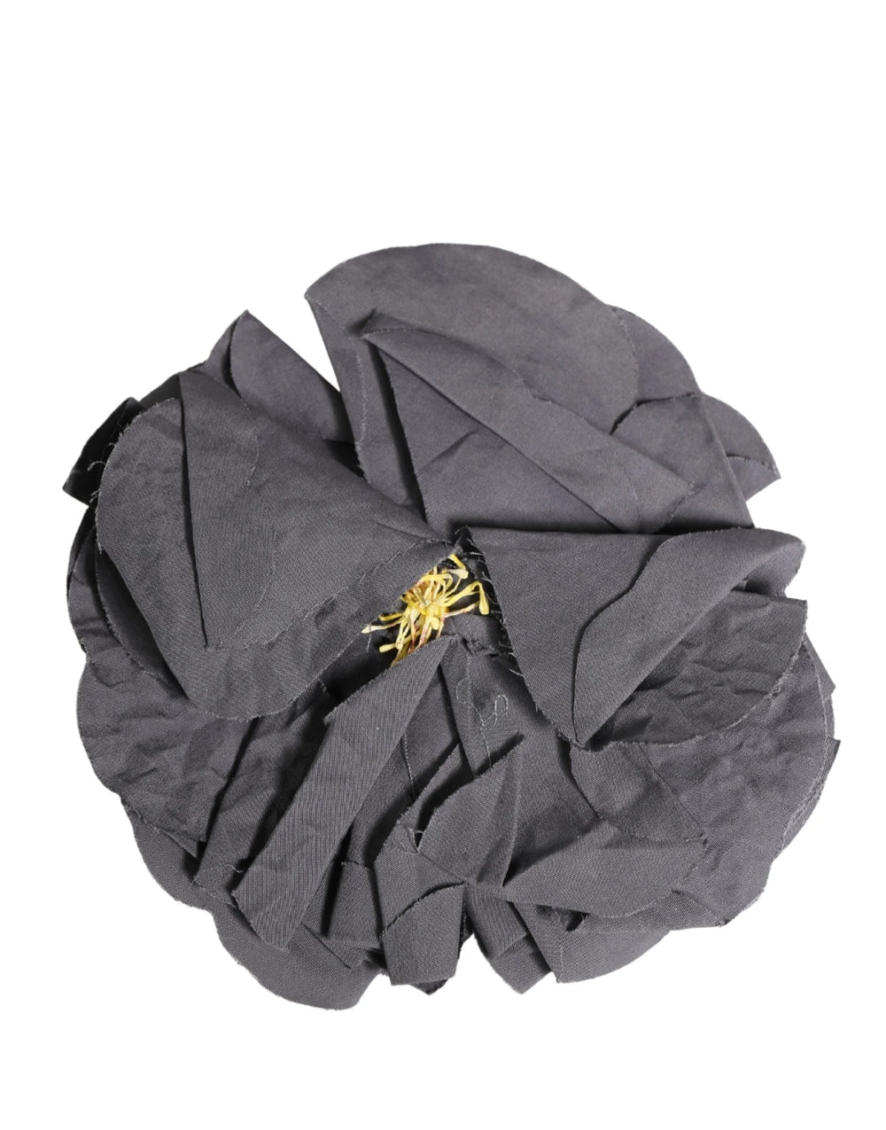 Épingle de laurier Dolce & Gabbana gris à motif floral en popeline de soie mélangée