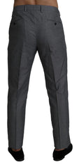 Dolce & Gabbana Gray Formal Dress Trouser Slim Fit Pants - IT54 | XL - Trousers