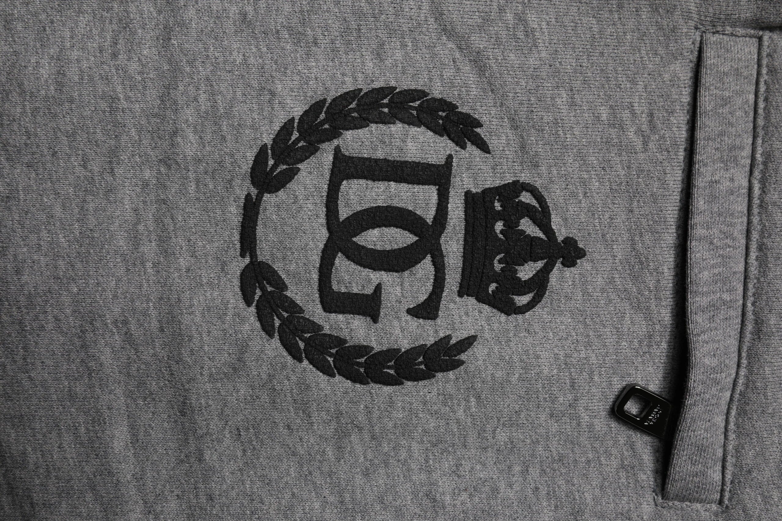 Dolce & Gabbana Gray Logo Cotton Jogger Men Sweatpants Pants - Joggers