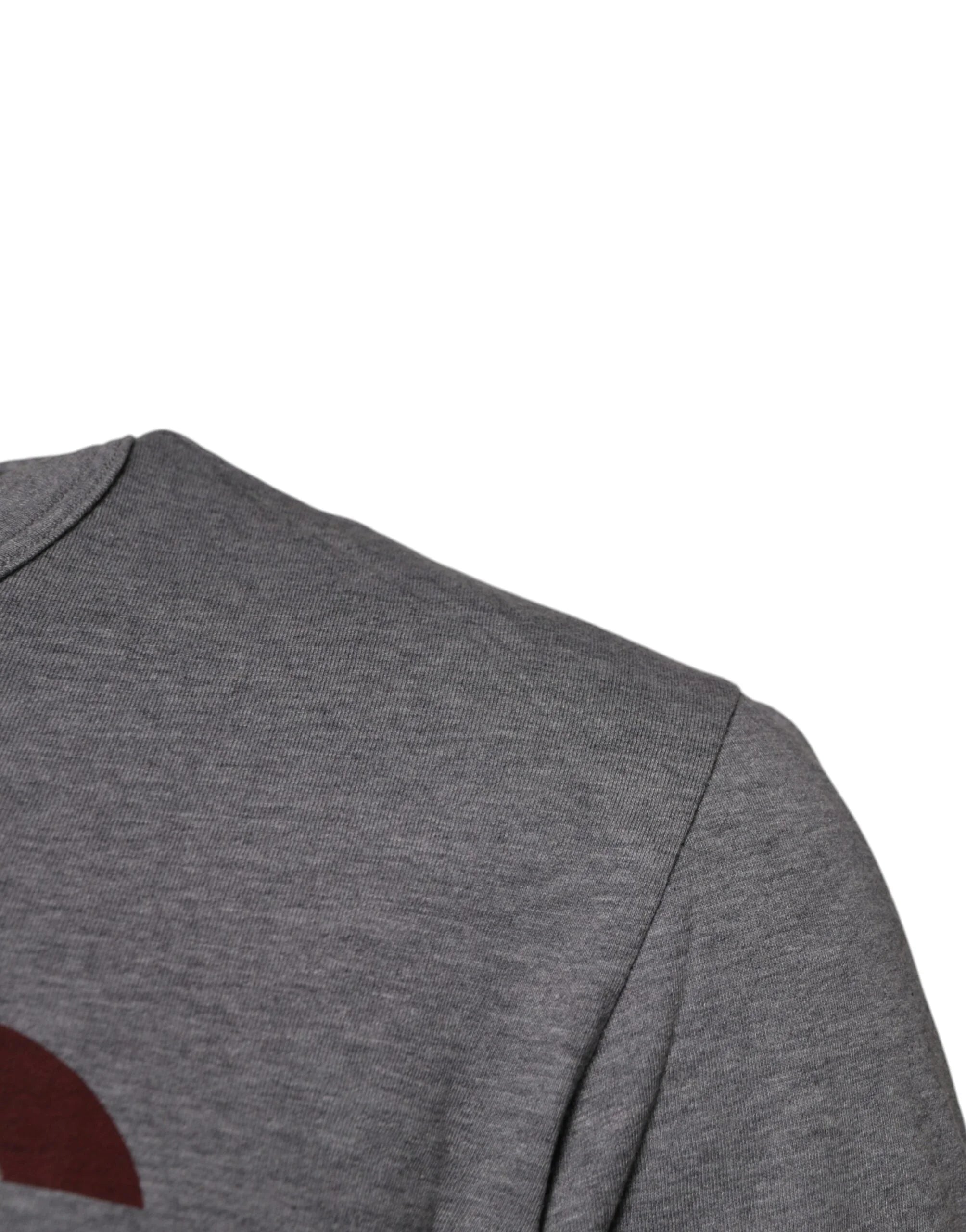 Dolce & Gabbana Gray Logo Print Cotton Crew Neck Men T-shirt - T-Shirts