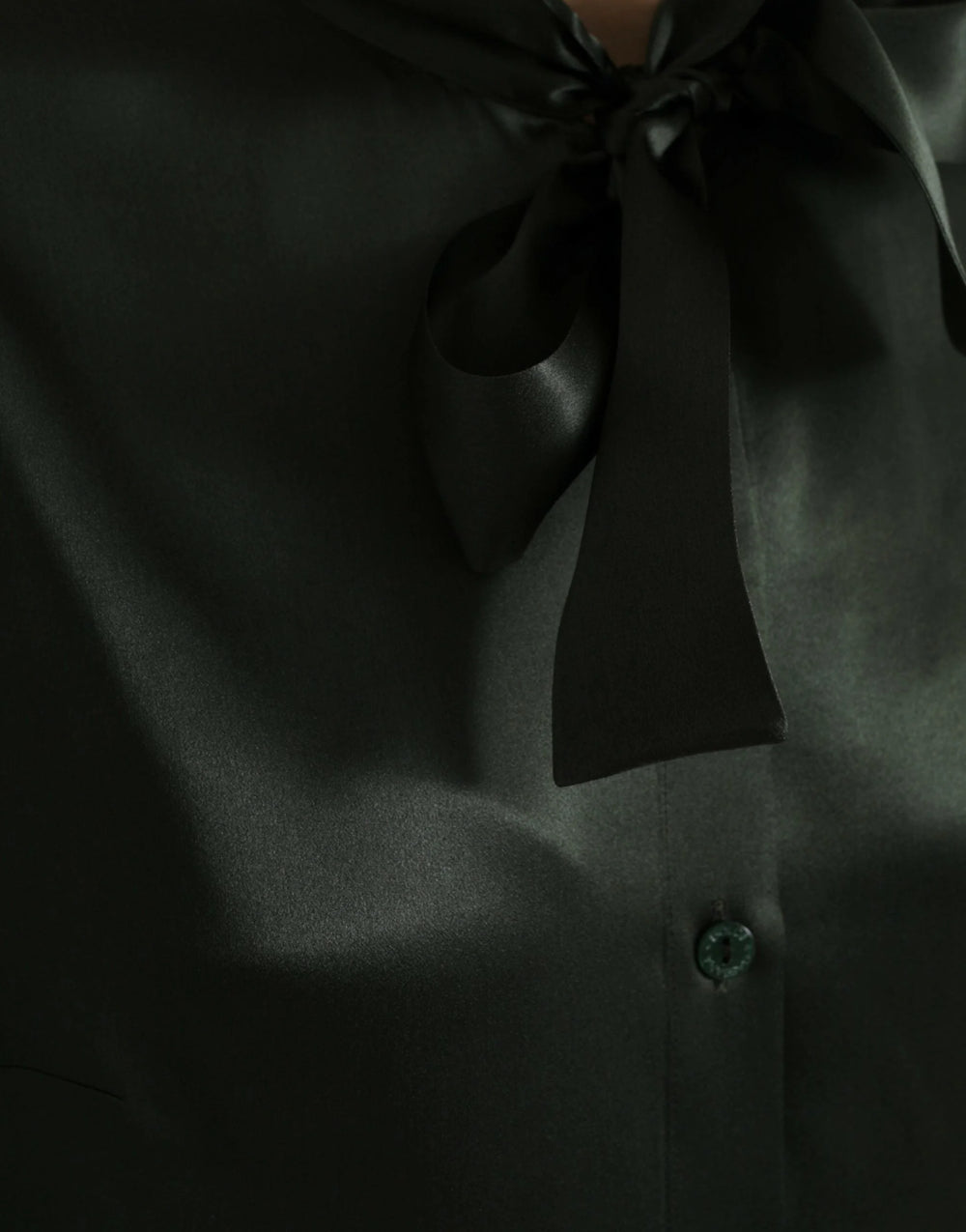 Dolce & Gabbana Gray Long Sleeves Ascot Collar Blouse Top - IT44 | L - Blouses