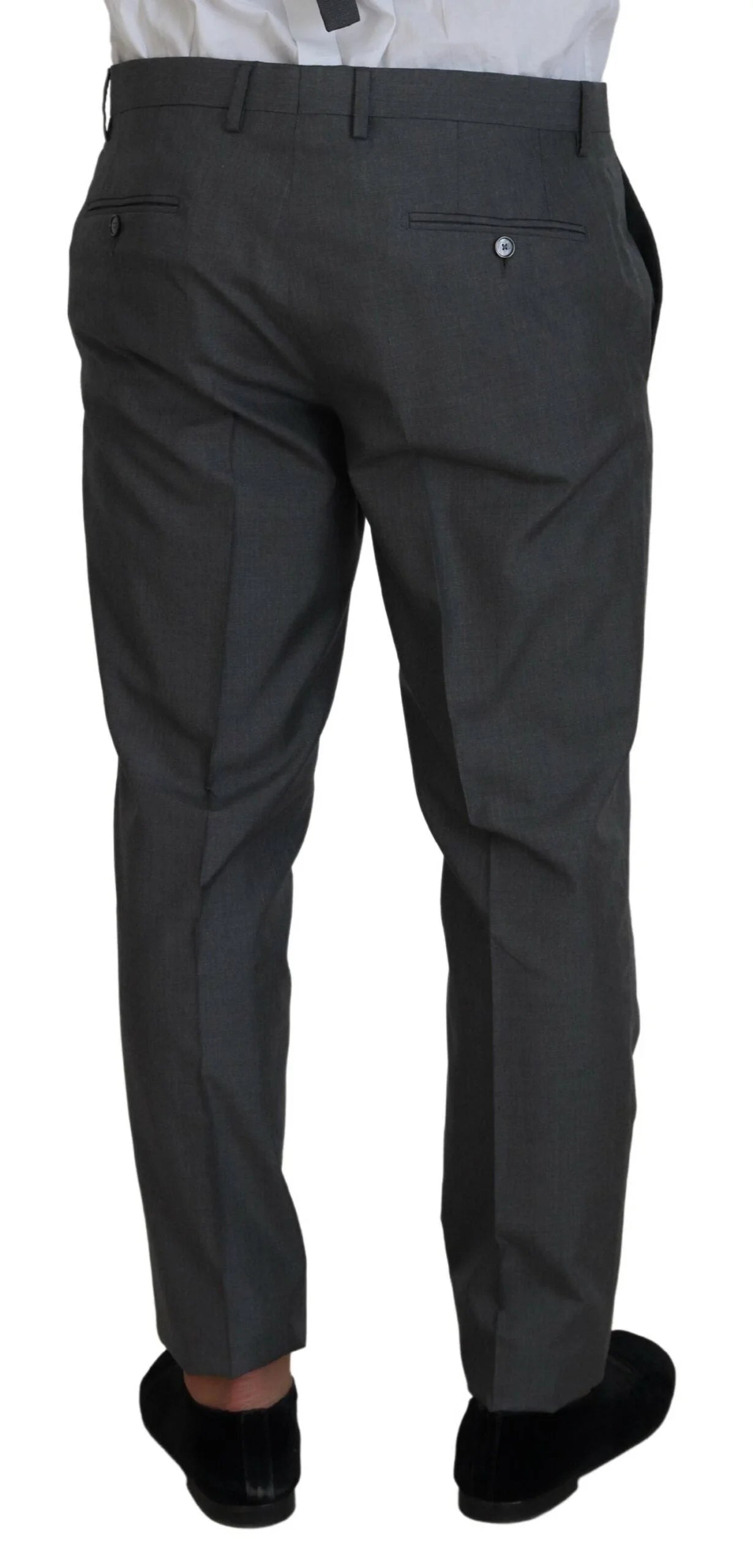 Dolce & Gabbana Gray MARTINI 3 Piece Slim Fit Suit - Suits